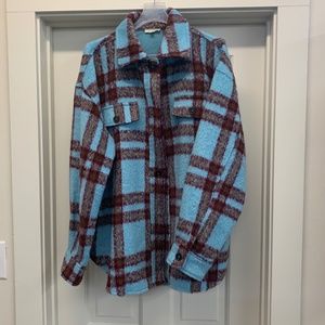 Women's La Miel Blue and Red Size Large